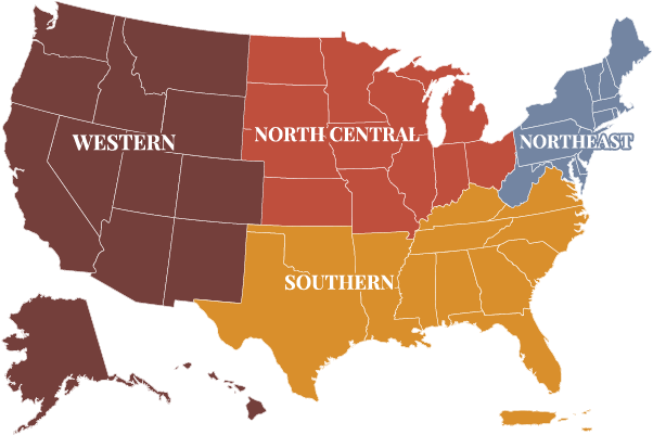 ERME US Region Map